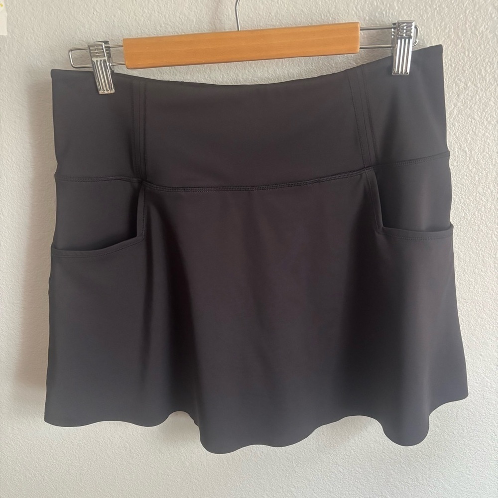 Lole Step Up Active Skort Black Built-In Shorts Pockets Size Large - Picture 15 of 16